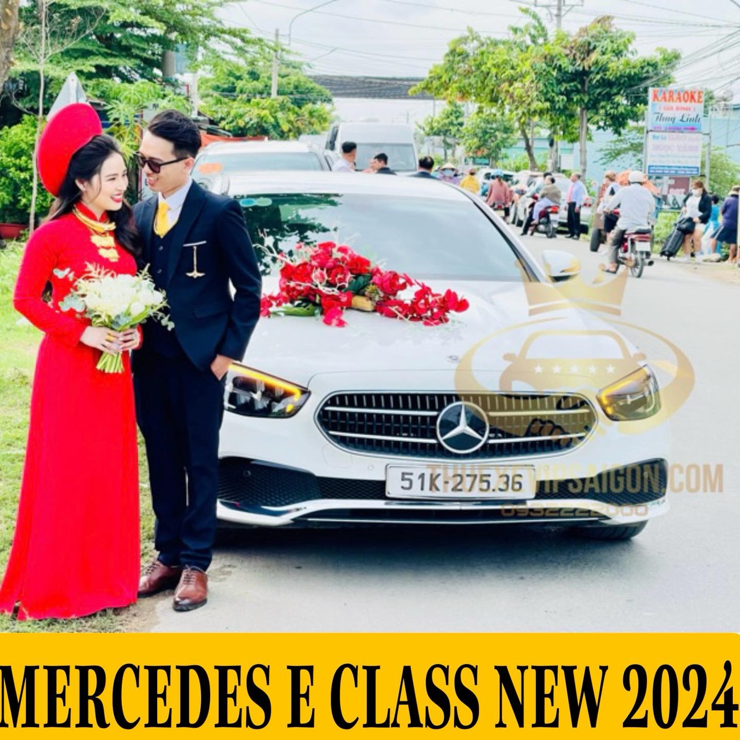 Tập đoàn Bảo Dương cho thuê xe cưới Mercedes ngày 30/4/2024