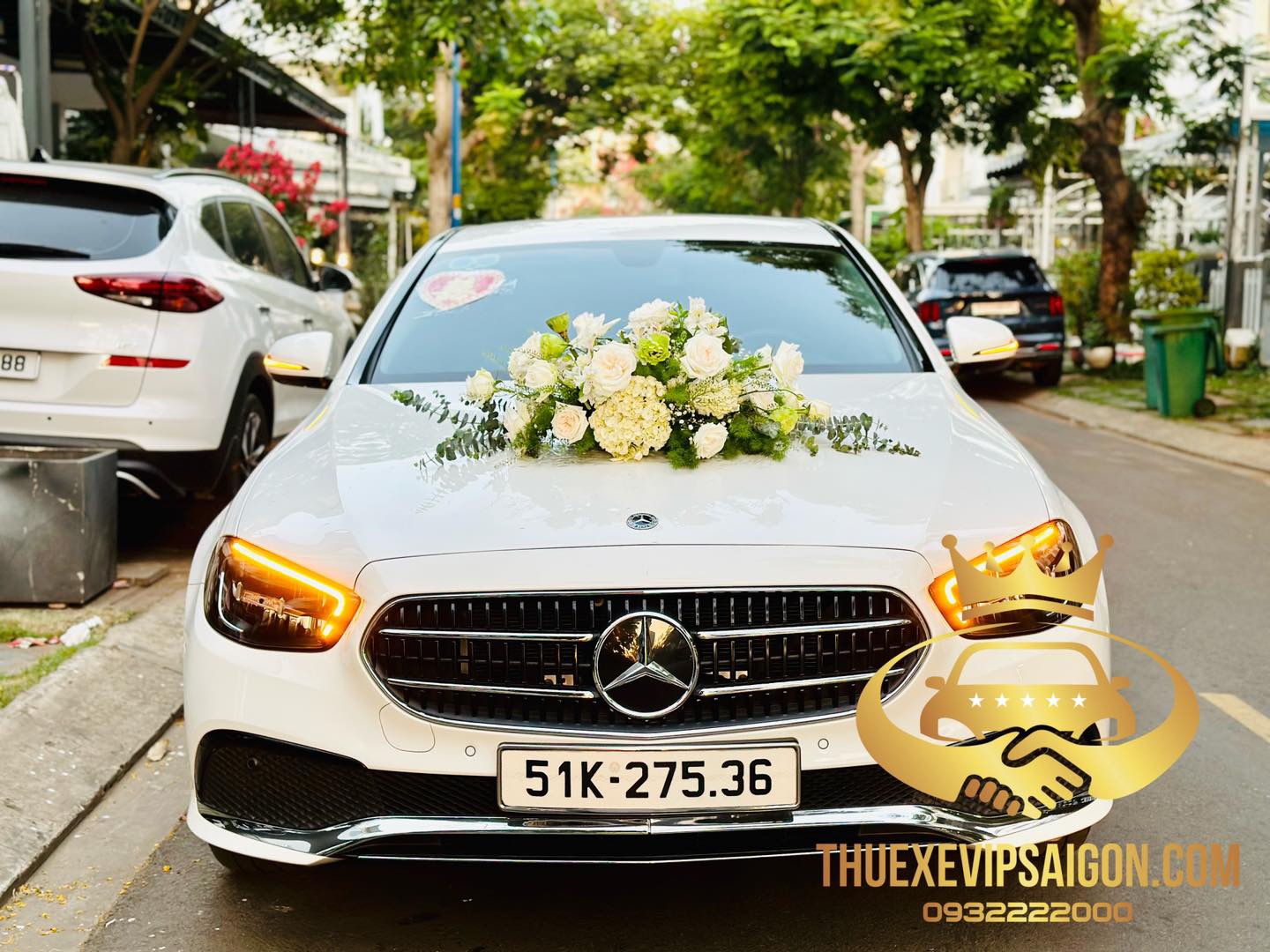 Công ty Vip Cars Bảo Dương cho thuê xe cưới Mercedes ngày 16/2/2023