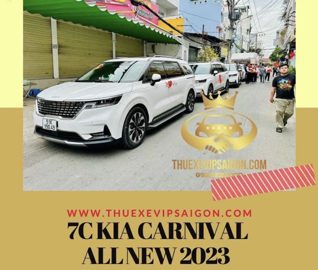 Dòng xe cưới 7 CHỖ KIA CARNIVAL NEW 2023