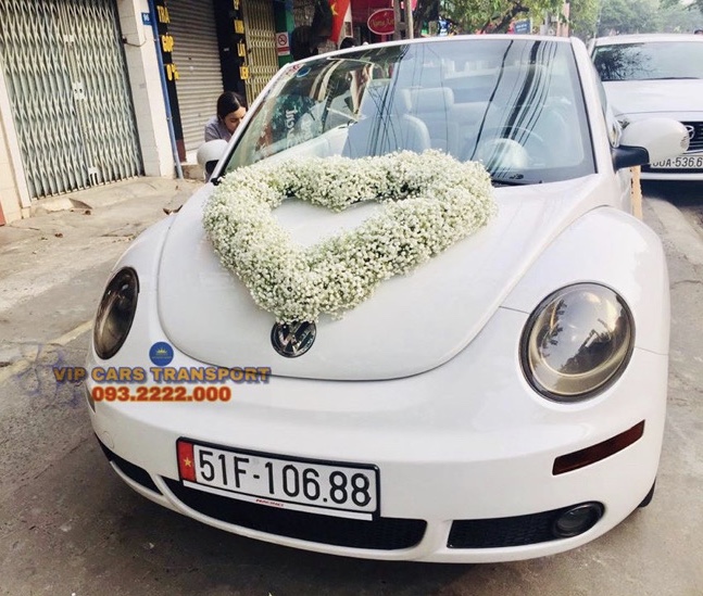 Bọ Beetle mui trần là dòng xe cưới được nhiều khách hàng lựa chọn trong năm 2020