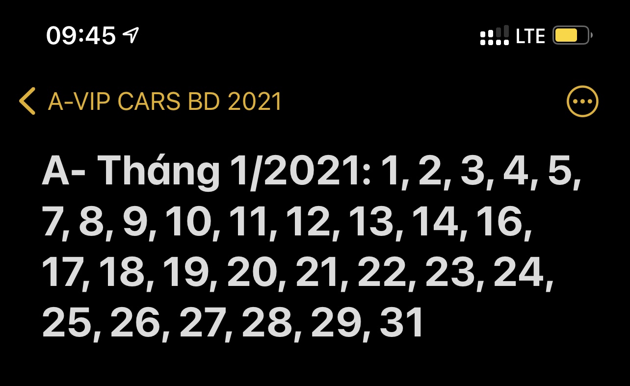 Vip Cars Bảo Dương có rất nhiều hợp đồng xe Vip tháng 1 năm 2021
