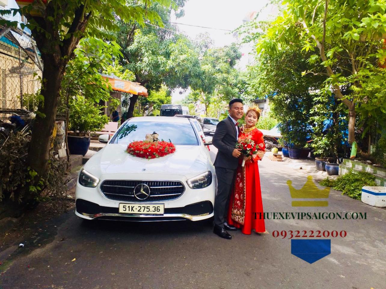 Vip Cars Bảo Dương cho thuê xe cưới Mercedes ngày 30/6/2022