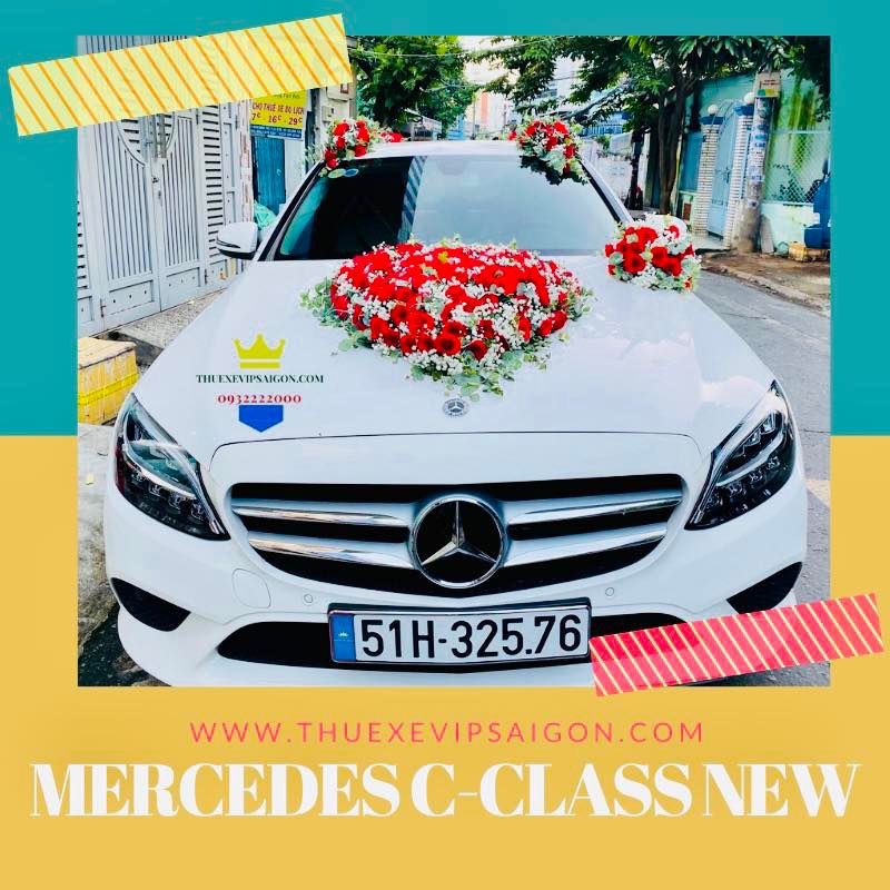 Công ty Vip Cars Bảo Dương cho thuê xe cưới Mercedes C Class ngày 24/11/2022