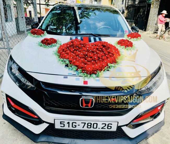 Dòng xe cưới VIP HONDA CIVIC NEW 2024