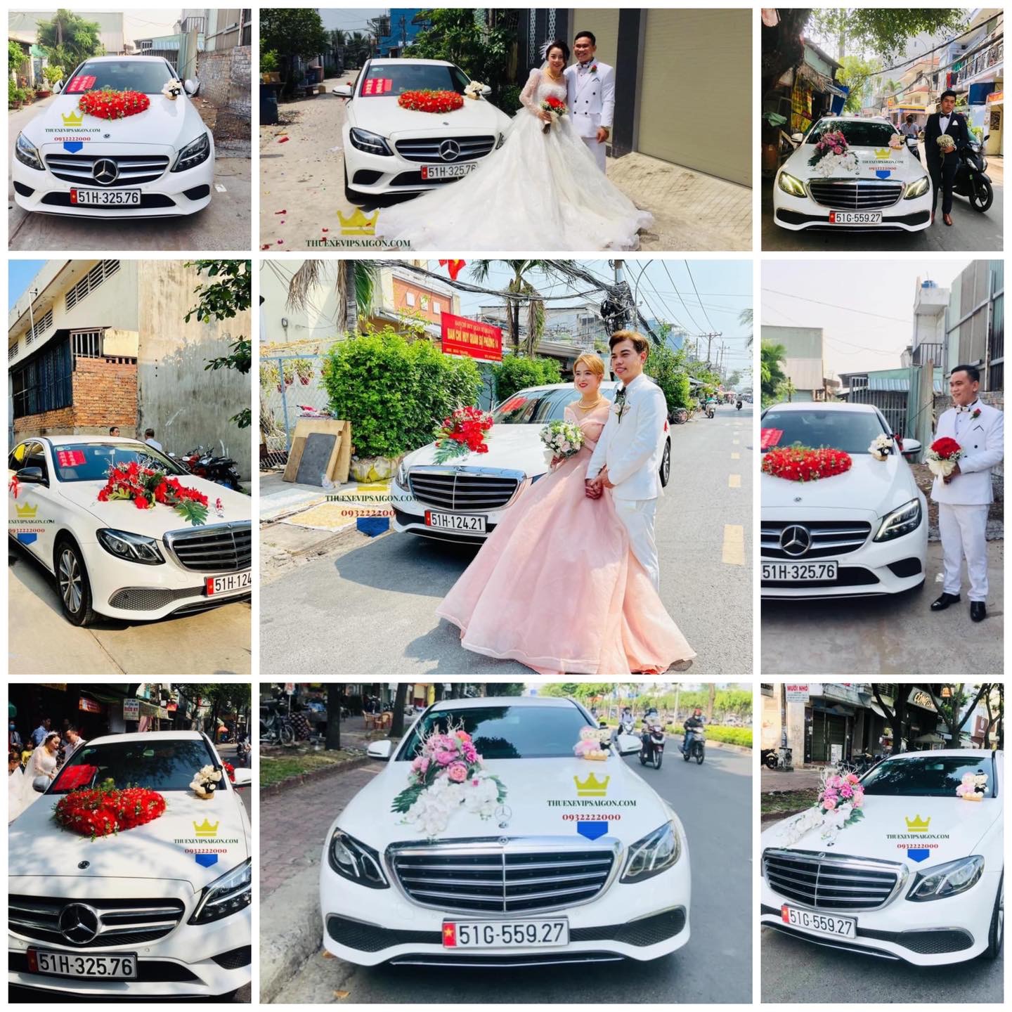 Vip Cars Bảo Dương cho thuê nhiều xe cưới Vip Mercedes ngày 7/4/2021