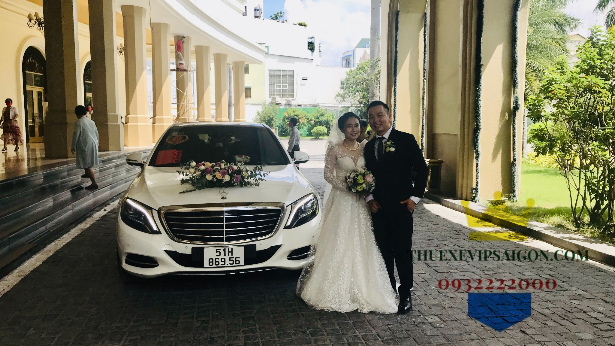 Vip Cars Bảo Dương cho thuê xe cưới Mercedes ngày 15/6/2022