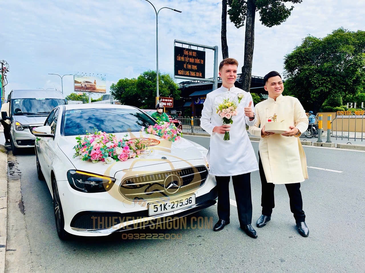 Tập đoàn Bảo Dương cho thuê xe cưới Mercedes ngày 1/6/2025