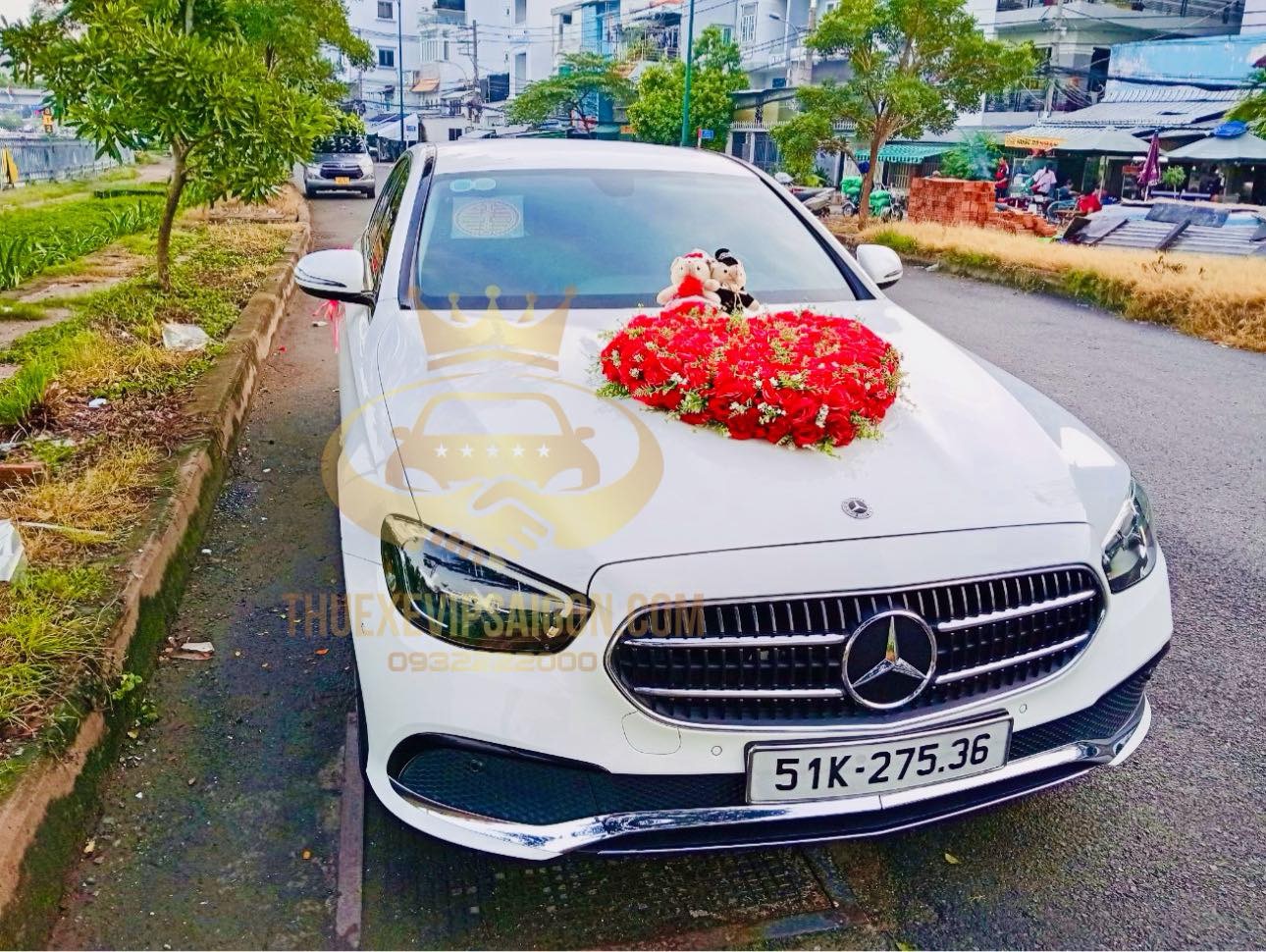 Công ty Vip Cars Bảo Dương cho thuê xe cưới Mercedes ngày 19/9/2023