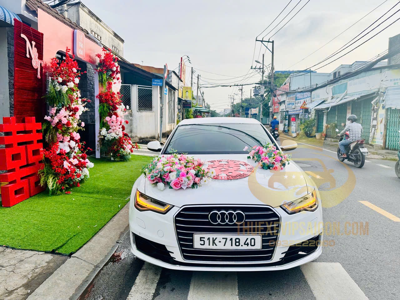 Tập đoàn Bảo Dương cho thuê xe cưới Audi A6 ngày 5/7/2025