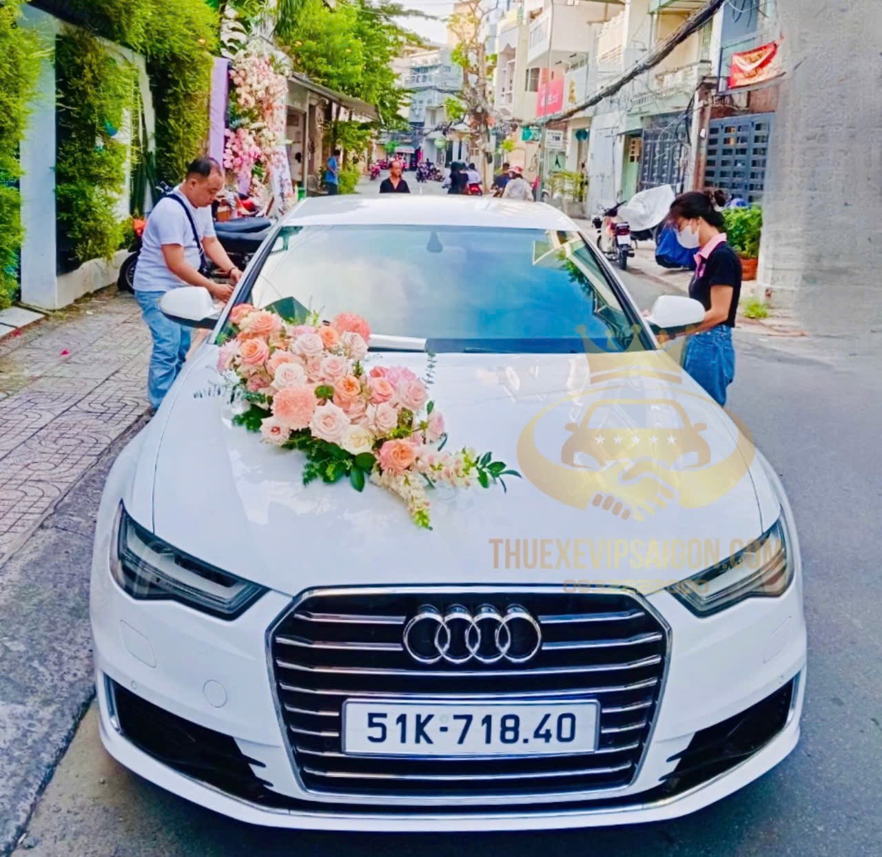 Tập đoàn Bảo Dương cho thuê xe cưới Audi A6 ngày 24/7/2025