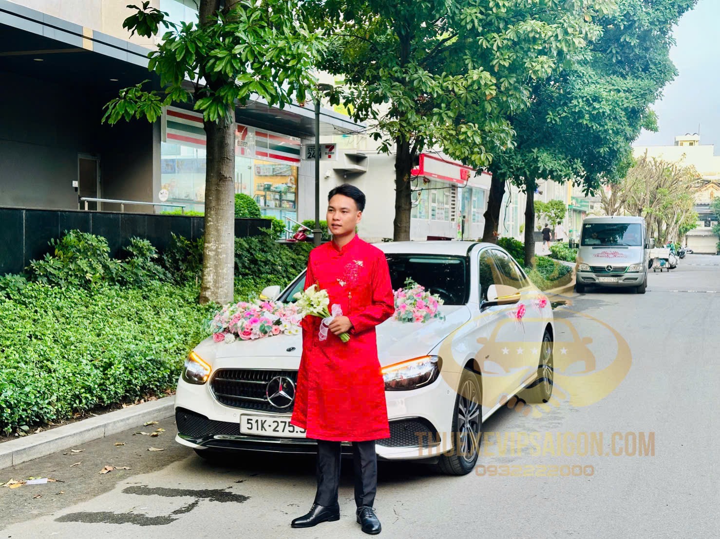 Tập đoàn Bảo Dương cho thuê xe cưới Mercedes ngày 3/8/2025