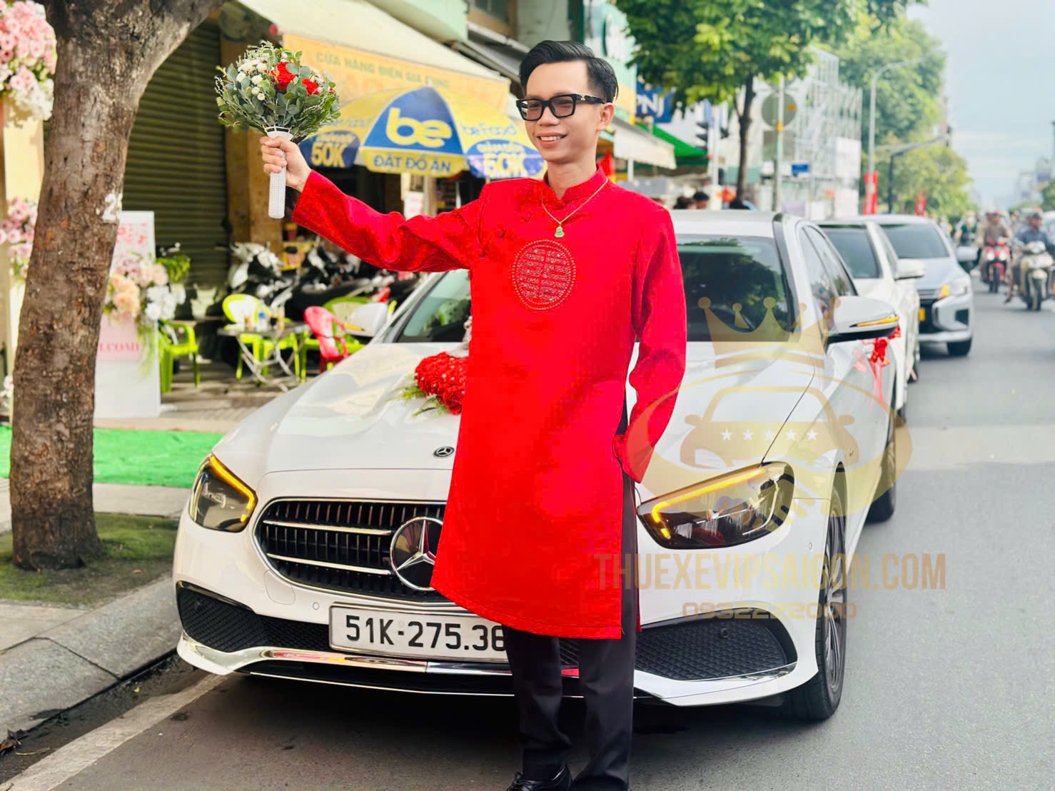 Tập đoàn Bảo Dương cho thuê xe cưới Mercedes ngày 17/8/2025