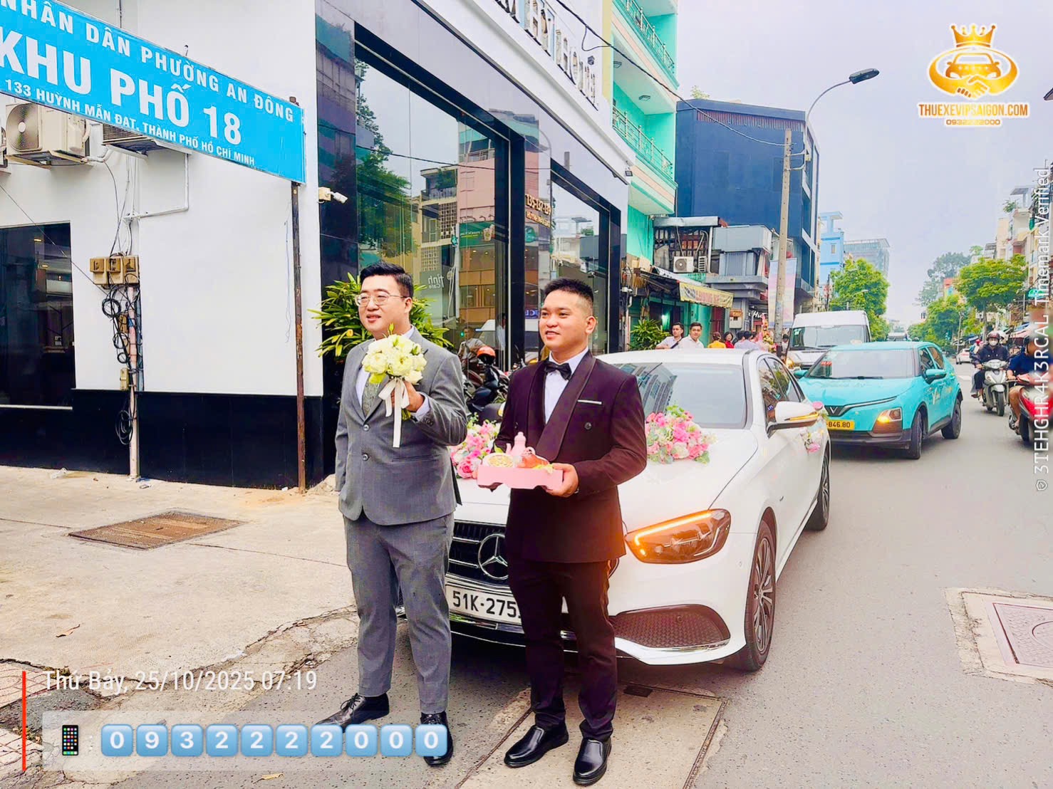 Tập đoàn Bảo Dương cho thuê xe cưới Mercedes ngày 25/10/2025