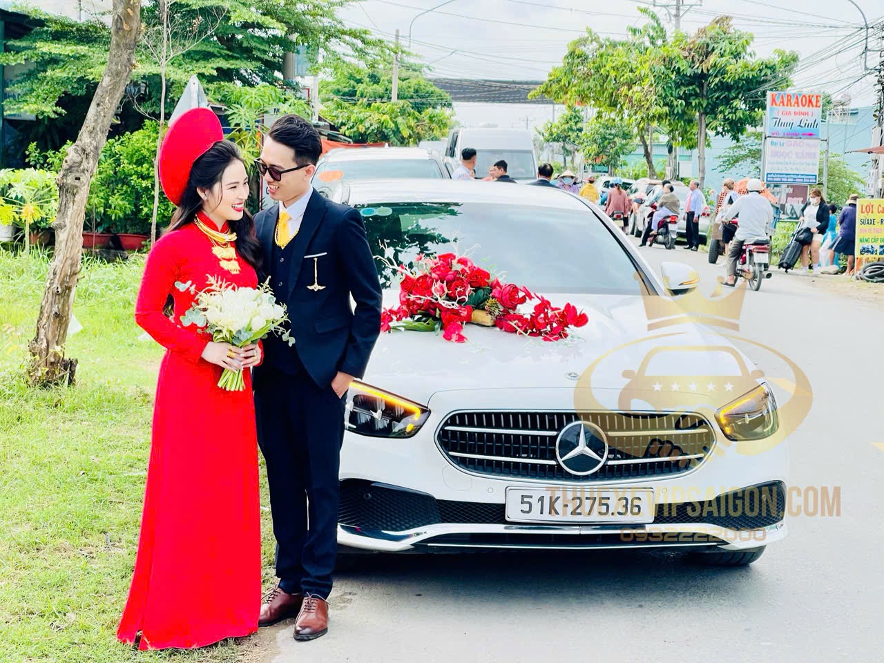 Tập đoàn Bảo Dương cho thuê xe cưới Mercedes ngày 22/7/2025