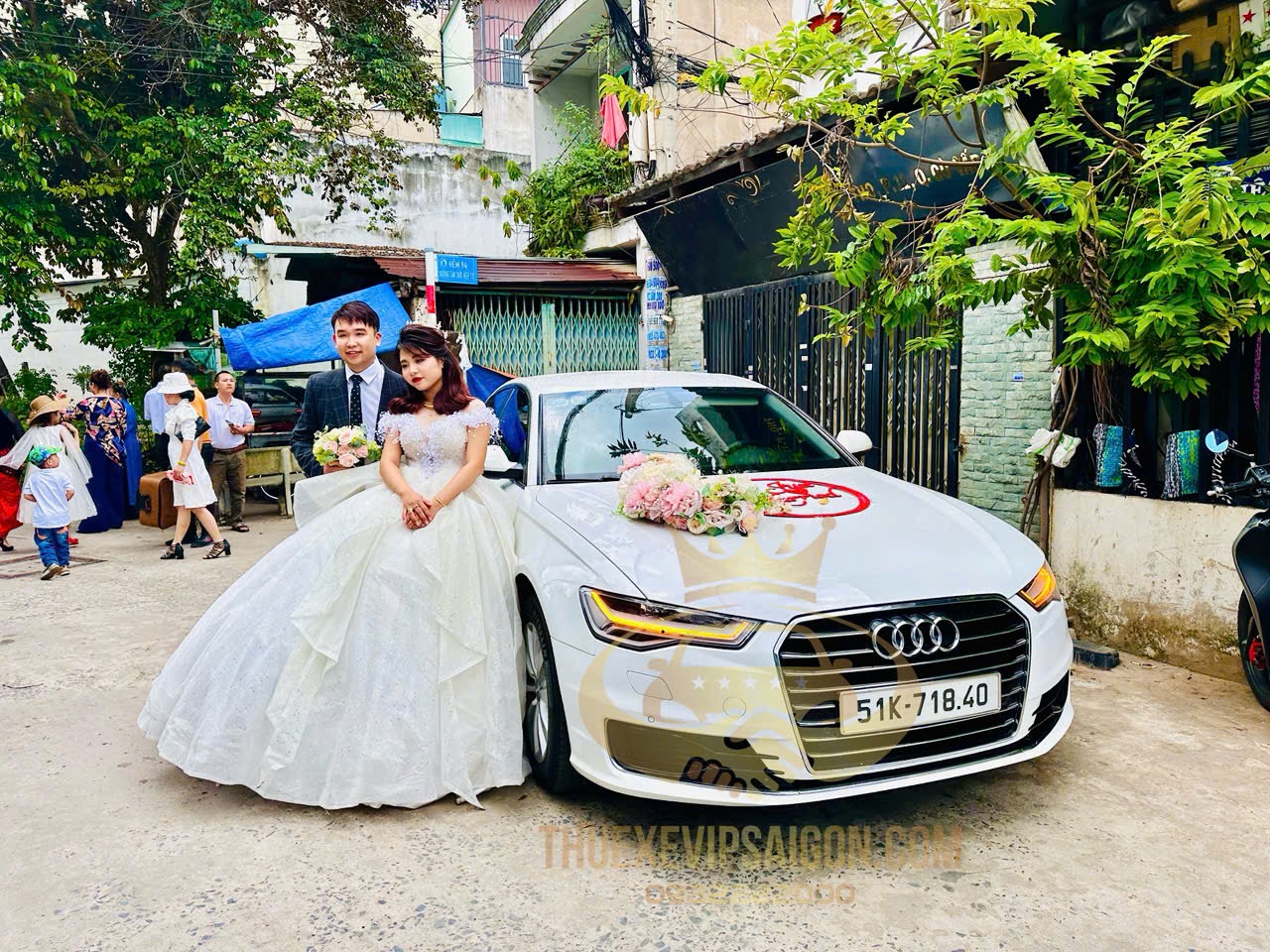 Tập đoàn Bảo Dương cho thuê xe cưới Audi A6 ngày 11/4/2025