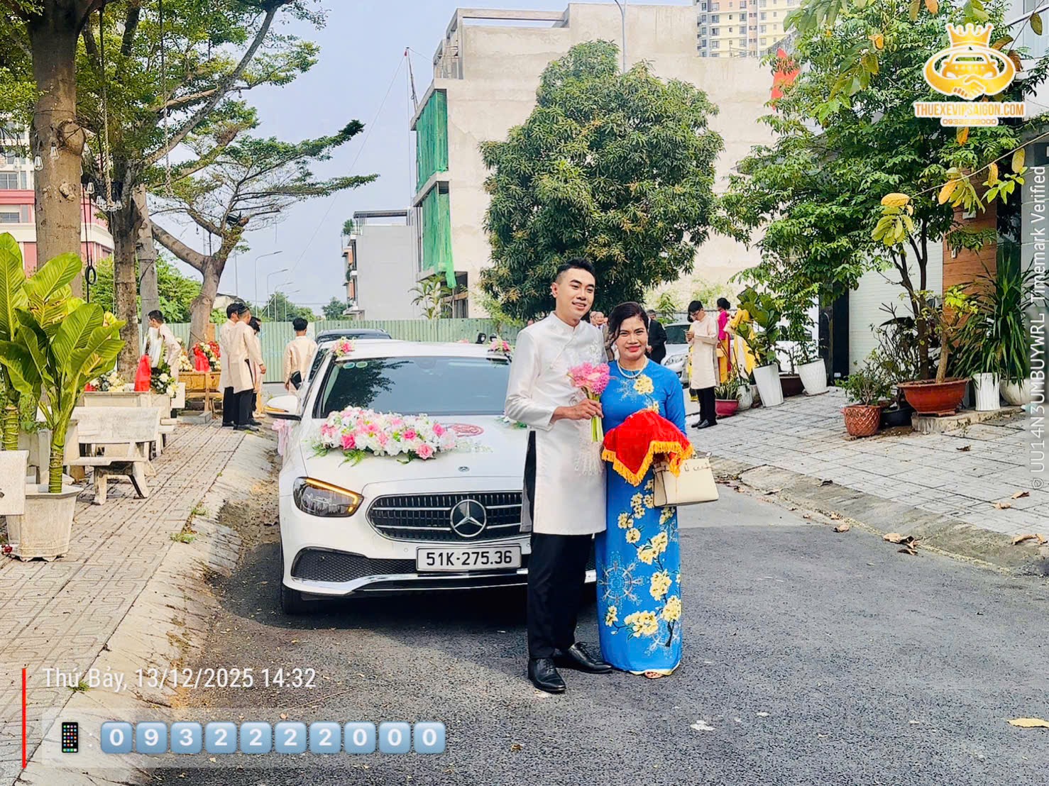 Tập đoàn Bảo Dương cho thuê xe cưới Mercedes chiều 13/12/2025