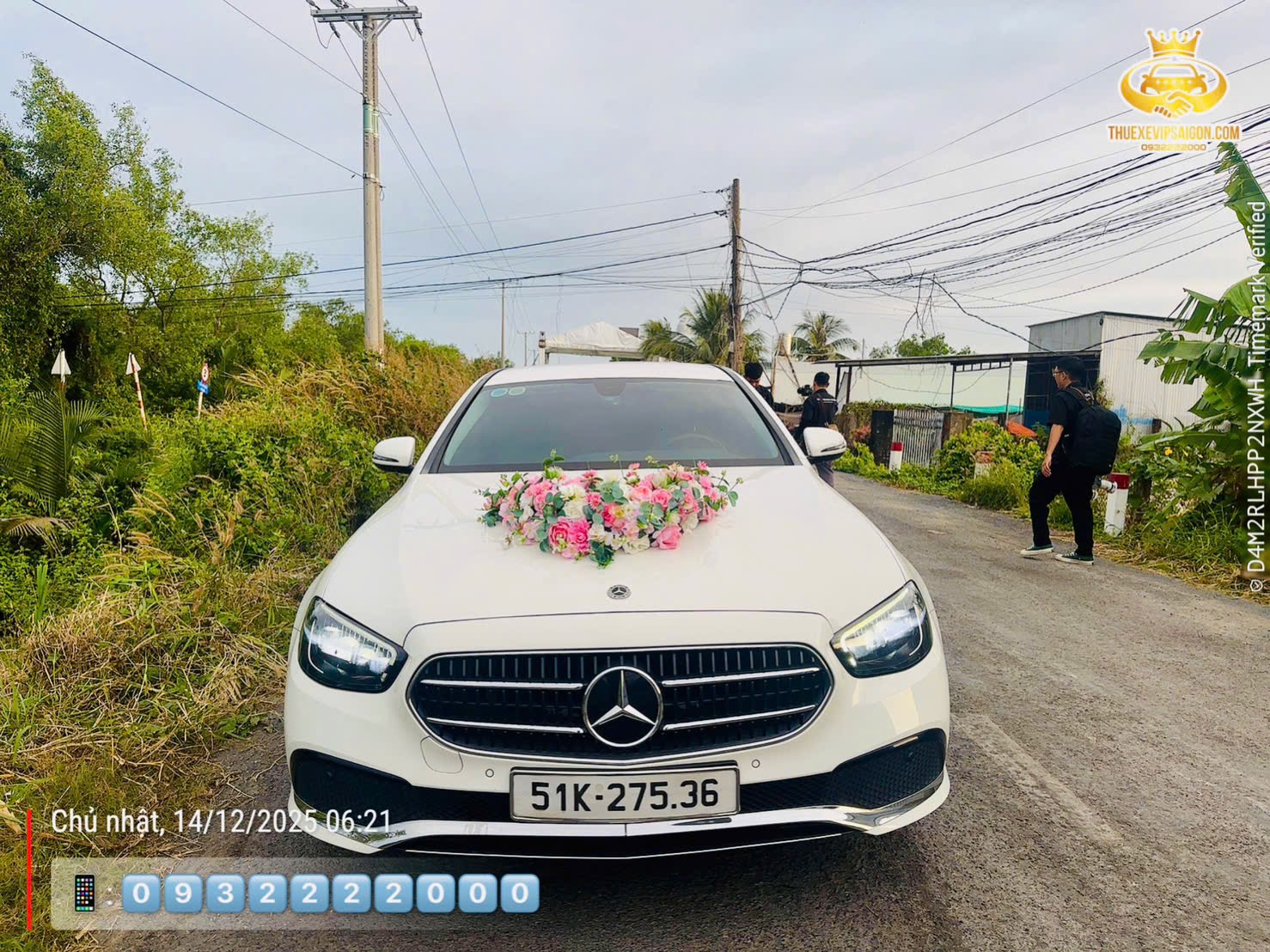 Tập đoàn Bảo Dương cho thuê xe cưới Mercedes ngày 14/12/2025