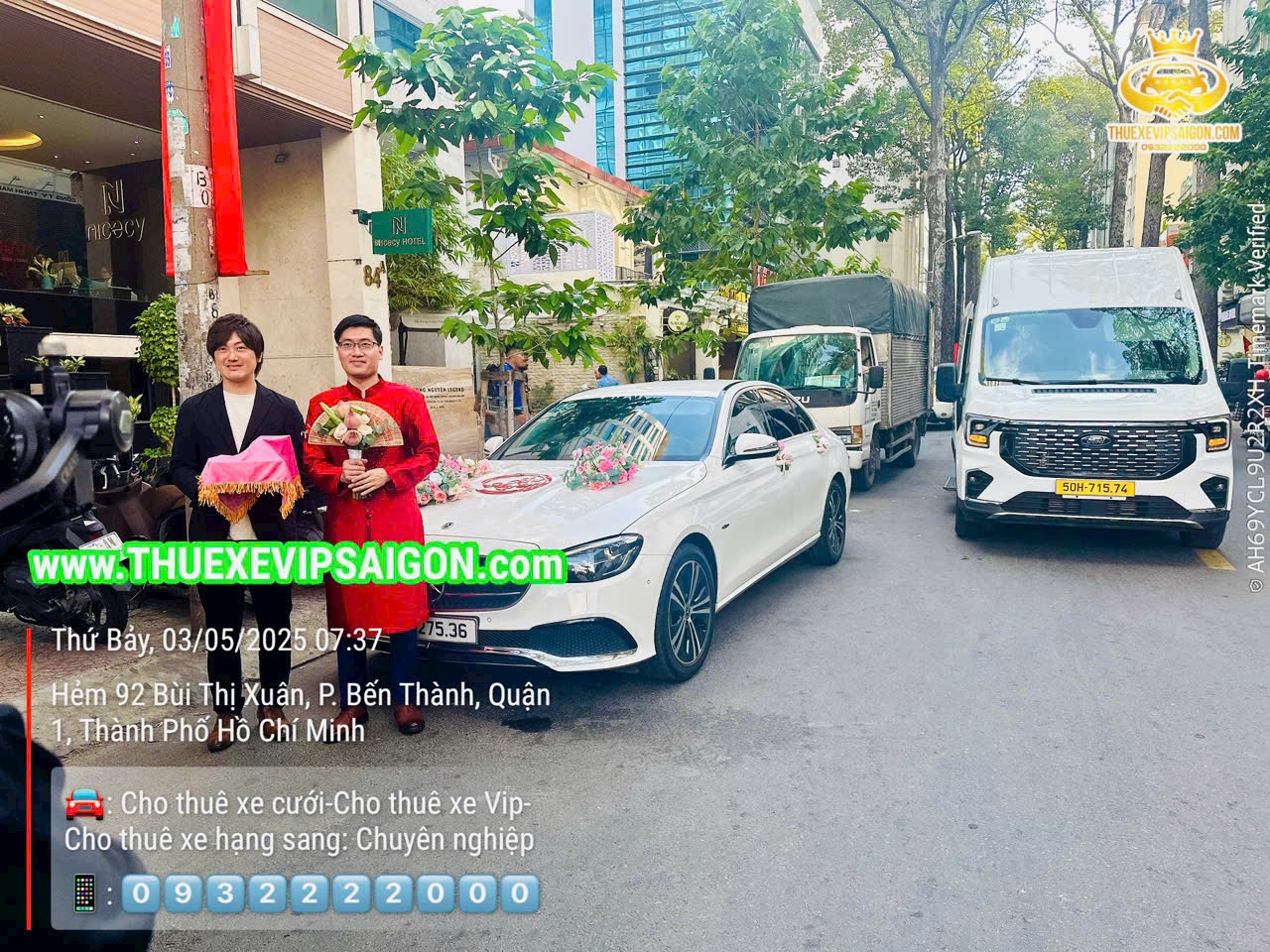 Tập đoàn Bảo Dương cho thuê nhiều xe cưới ngày 3/5/2025