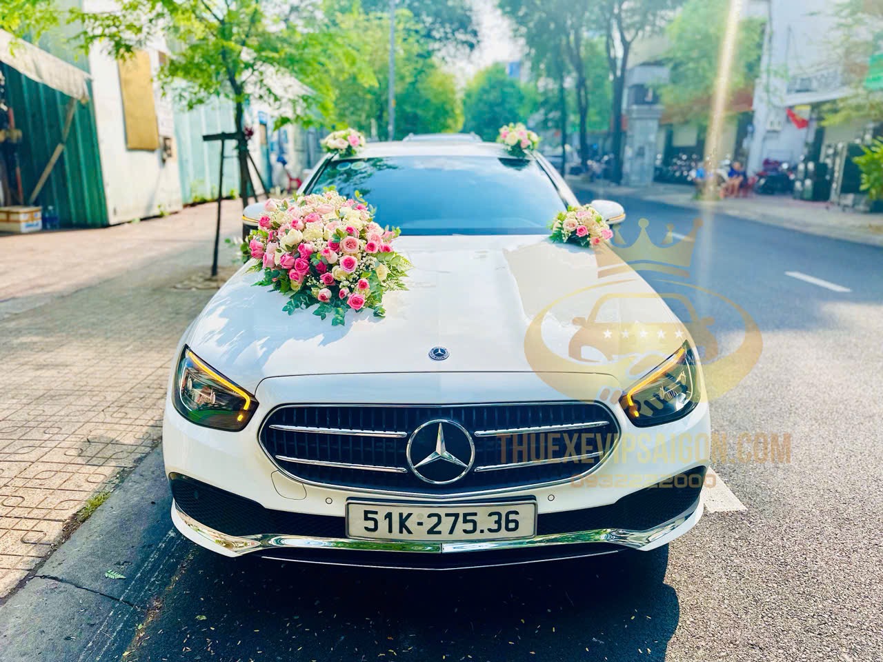 Tập đoàn Bảo Dương cung cấp xe cưới Mercedes ngày 17/5/2025